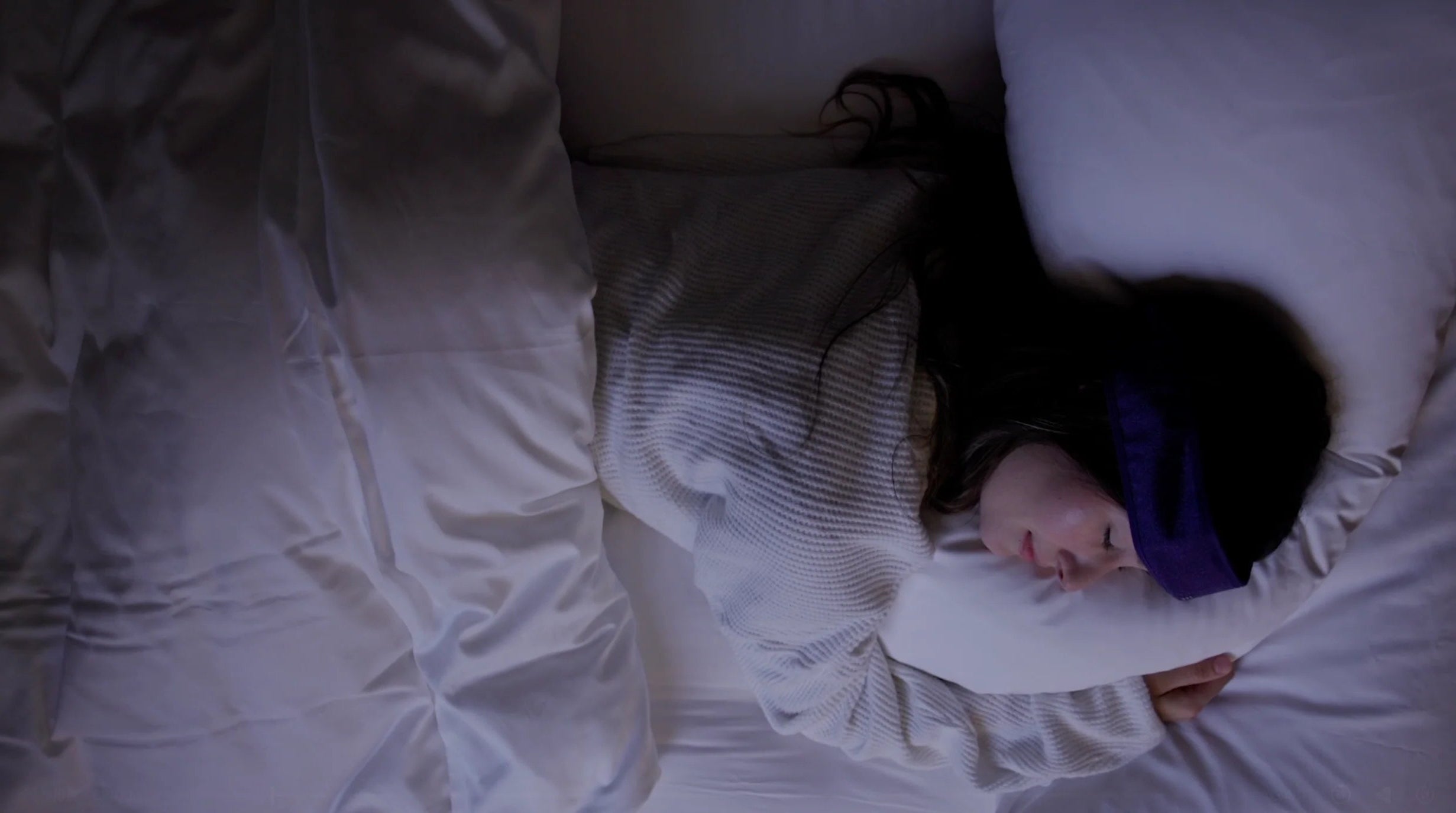 You fall asleep faster